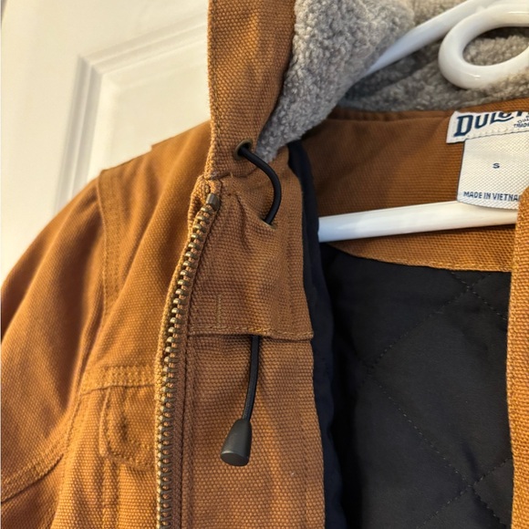 Duluth Superior Fire hose Tan Hooded Jacket - Picture 2 of 8